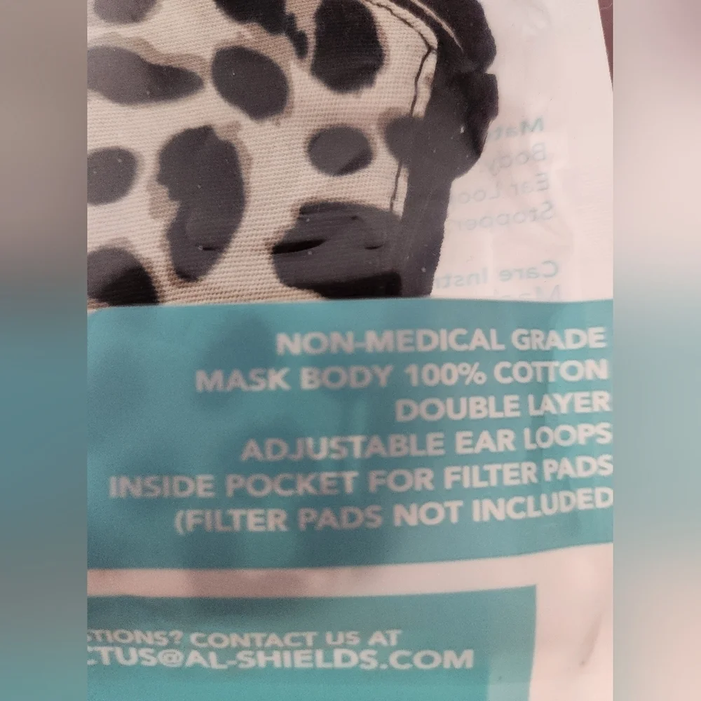 Animal Print Fabric Face Masks